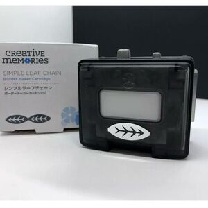 Creative Memories Border Maker Cartridge BMC - Simple Leaf Chain - Punch / Tool